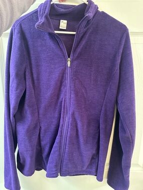 Old Navy Purple Fleece Quarter-Zip Pullover